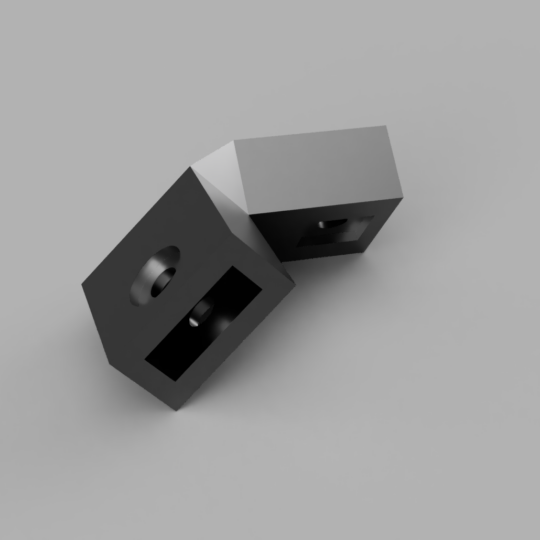 DIY LED Backlight Aluminium Flat Bar Corner Joiner