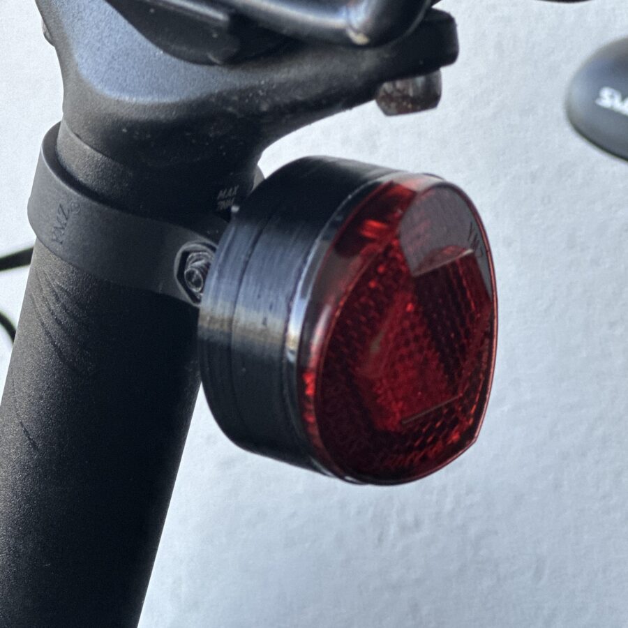 Bike Reflector Apple AirTag Holder