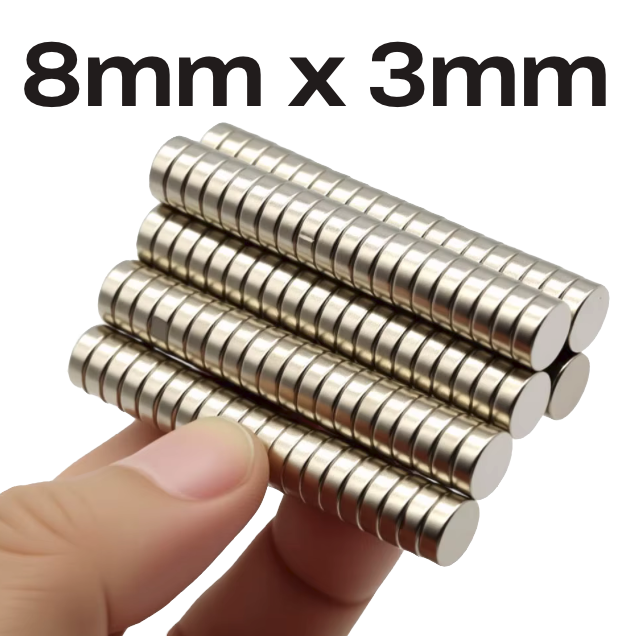 8mm x 3mm Magnets