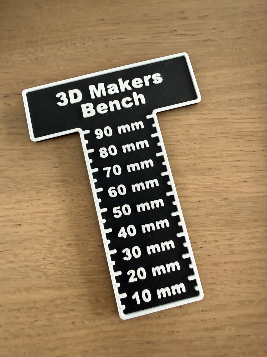 3D Makers Bench Ruler (STL)